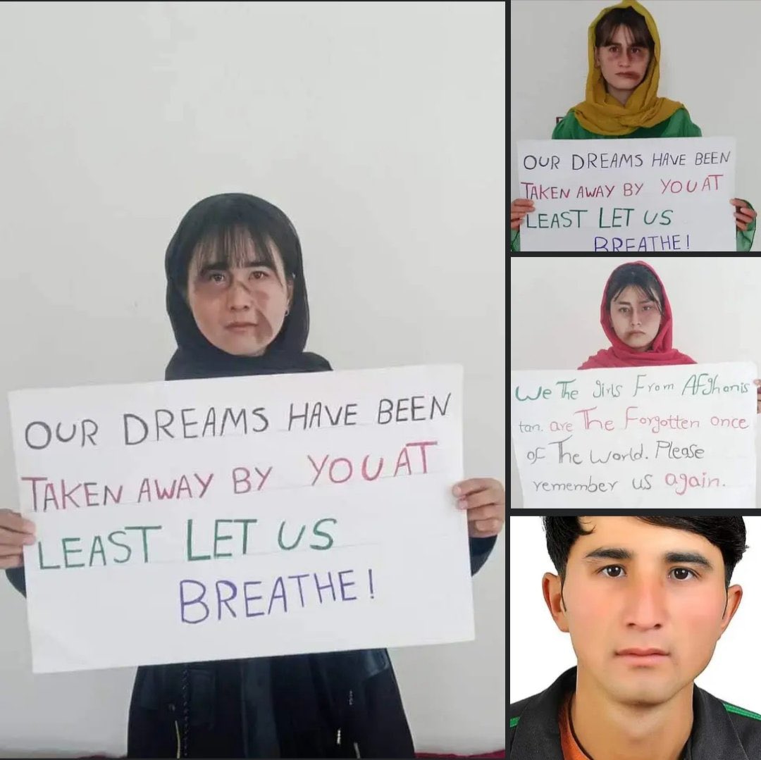 Three sisters and their brother were abducted by Taliban terrorists for standing up for their rights. In the Taliban's regime, being a woman and a Hazara is a crime itself. #StopHazaraGenocide