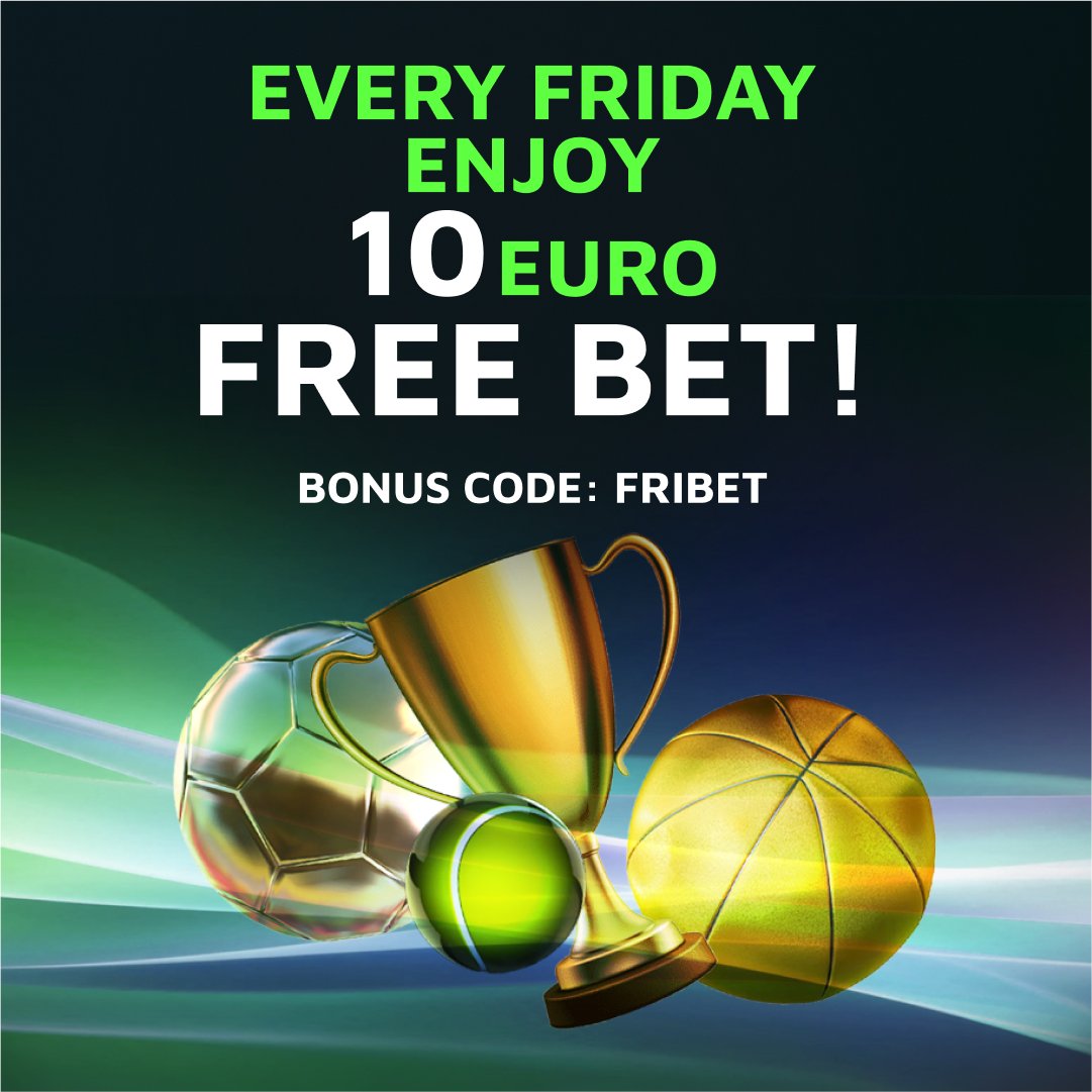 #WeltBet

Every Friday Enjoy a 10 euro Free Bet!

weltbet.com/sports
#weltbetsport #betsports #sportbetting #sport
#casino #casinolife #blackjack #FreeBet #poker #winner #money #gambler #Roulette #laliga #barcelona #messi #realmadrid #bestgoals
