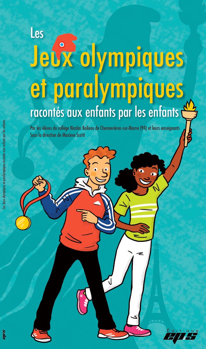 🧒 'Les JOP racontés aux enfants par les enfants' : le sport expliqué par les jeunes pour les jeunes 🤺 Livre de @MScotti_ chez @EditionsEps, labellisé #GCN2024, pour partager la passion du sport pendant les Jeux de Paris 2024 📖 Découvrez-le 👉 bit.ly/43DdCGO