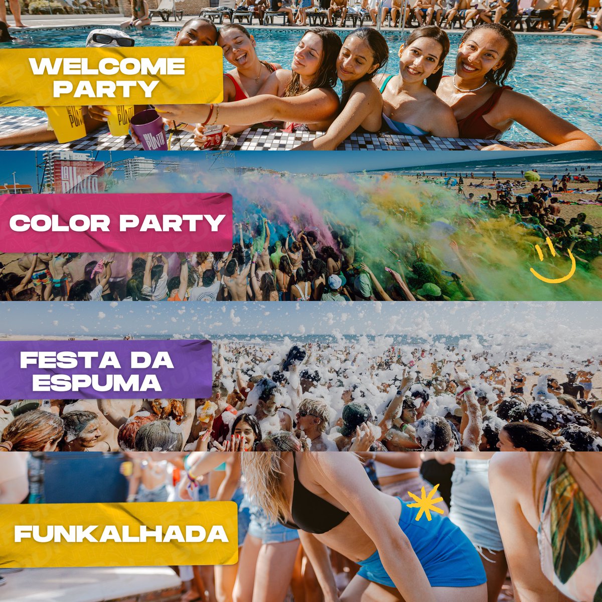 lapuntafun's tweet photo. Esperamos que estejam preparados, porque TUDO começa assim que chegarem! 😎 Vão ser dias inesquecíveis com muiiitas horas de música e muita festa ❤️‍🔥 A contagem decrescente marca apenas 10 dias 🥹 #lapunta2024 #puntaumbria https://t.co/uZxTSbR1yE