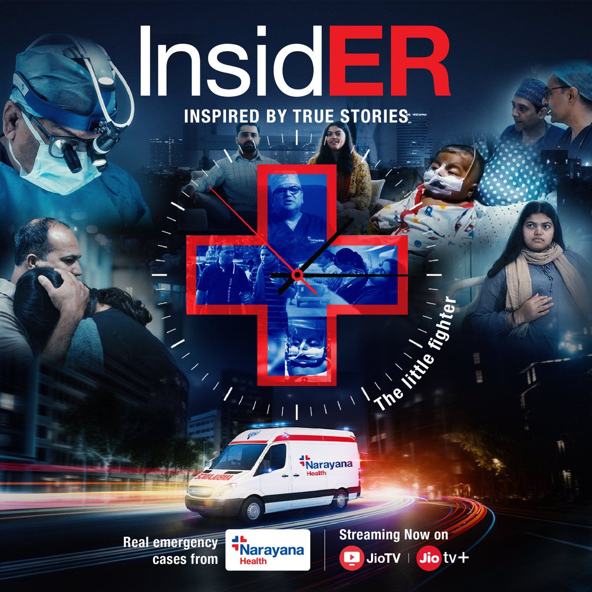 When 3-month-old Ali fell critically ill, his mom wouldn't give up hope. Witness their inspiring fight for life in #TheLittleFighter, premiering on InsidER! Stream it now on JioTV and JioTV+ @NarayanaHealth #InsidER #Emergency #NewRelease #WatchOnJioTV #WatchOnJioTVPlus…