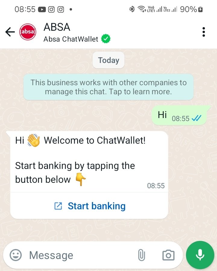 @5FM @AbsaSouthAfrica One of the coolest things I can do on the #AbsaChatWallet is to BUY Electricity on WhatsApp with just a few taps. 🥰
@5FM 
@AbsaSouthAfrica
#5WeekendBreakfast

💚💚