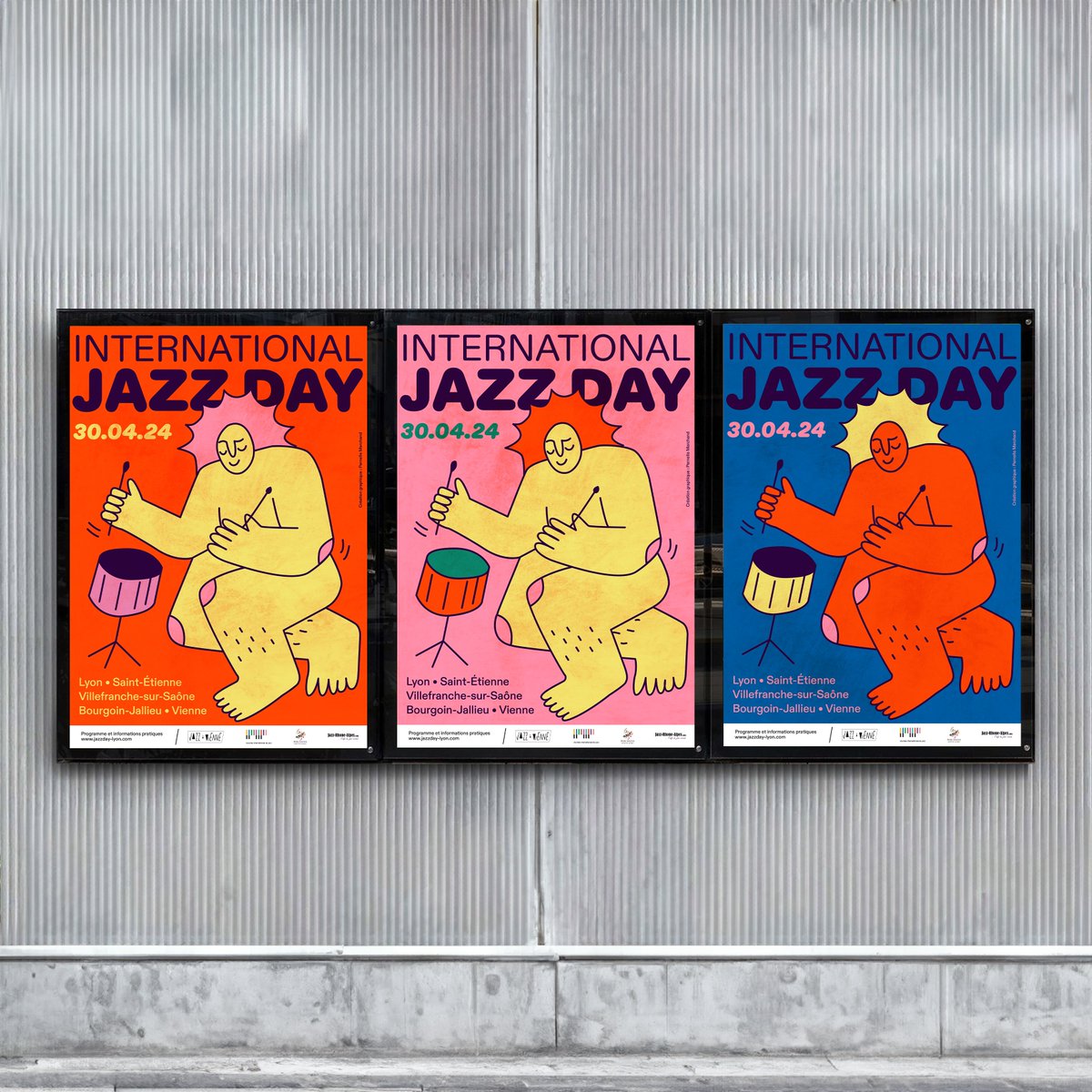 🌏 [JAZZ DAY / M-1] // Le 30 avril aura lieu la journée internationale du jazz ! Pour la 12e année consécutive, Jazz à Vienne coordonne cet événement sur le territoire🎶 👉 Plus d'informations : jazzday-lyon.com 🎨 Visuel : Pernelle Marchand