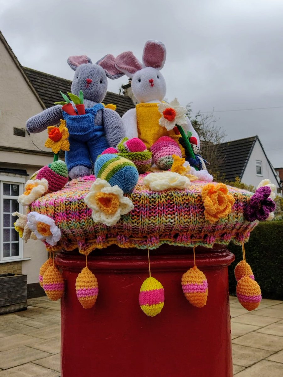 Spotted in #Menston 🐰Happy Easter 🐣