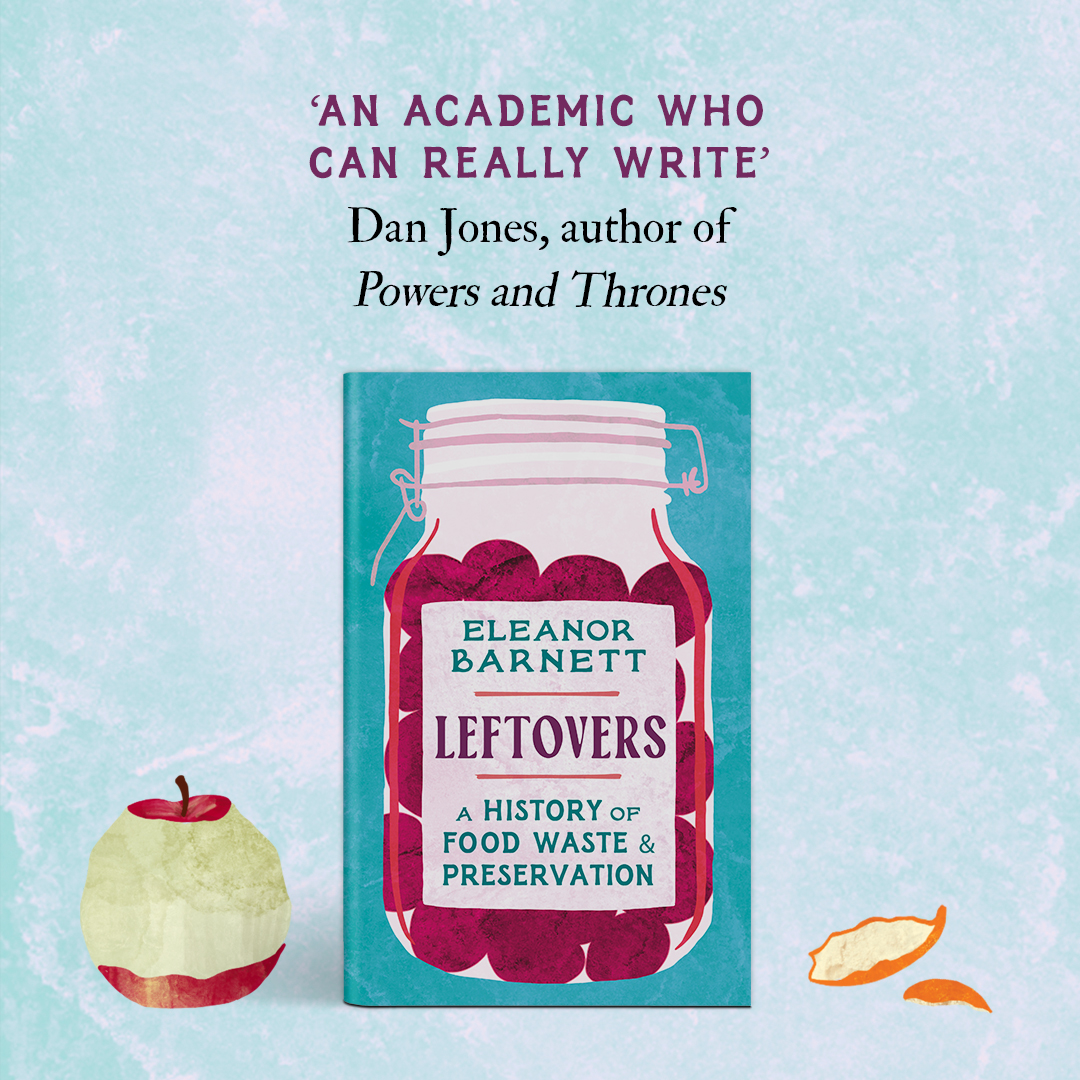In #Leftovers @eleanorrbarnett explores the many ingenious ways in which our ancestors sought to extend the life of food through preservation, the culinary reuse of leftovers and the recycling of food scraps 🍊 Out now: amzn.to/3wuL7i0