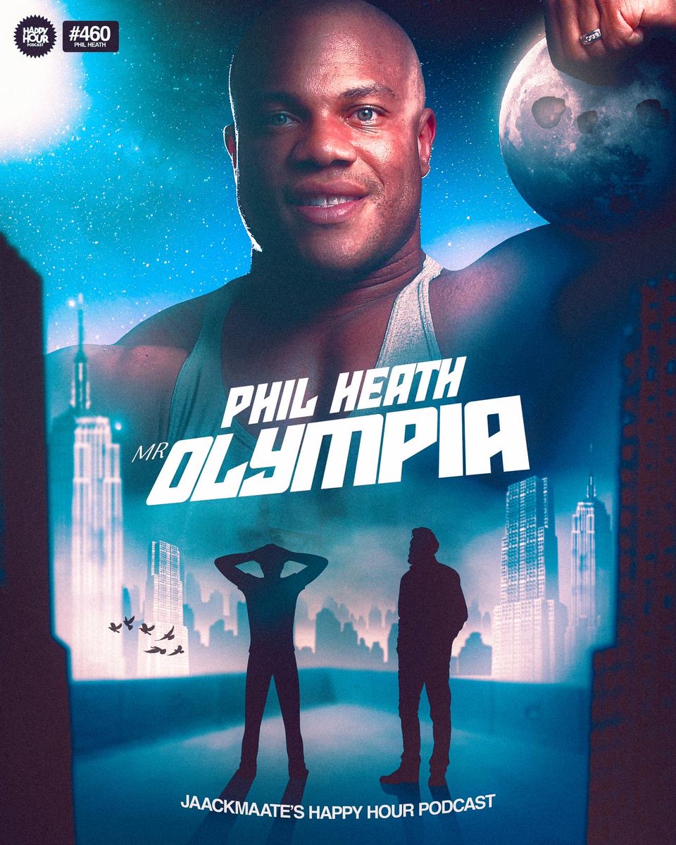 OUT NOW💥 7x Mr Olympia winner (same amount of wins as Arnold Schwarzenegger) and bodybuilding GIANT @PHILHEATH • training with Arnie • easiest way to get a six pack? • daily diet of over 5,000 calories • life expectancy? + Phil judges Jaack’s poses and arm wrestles Alfie!