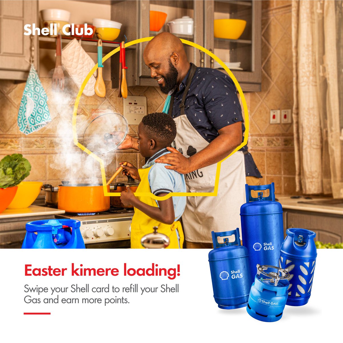 Enjoy Easter with the Shell Club, every shilling spent is rewarded. Refill your Shell Gas today to start enjoying the rewards. Visit a station near you via: shell.co.ug/motorists/shel… and join. #VivoEnergyUganda