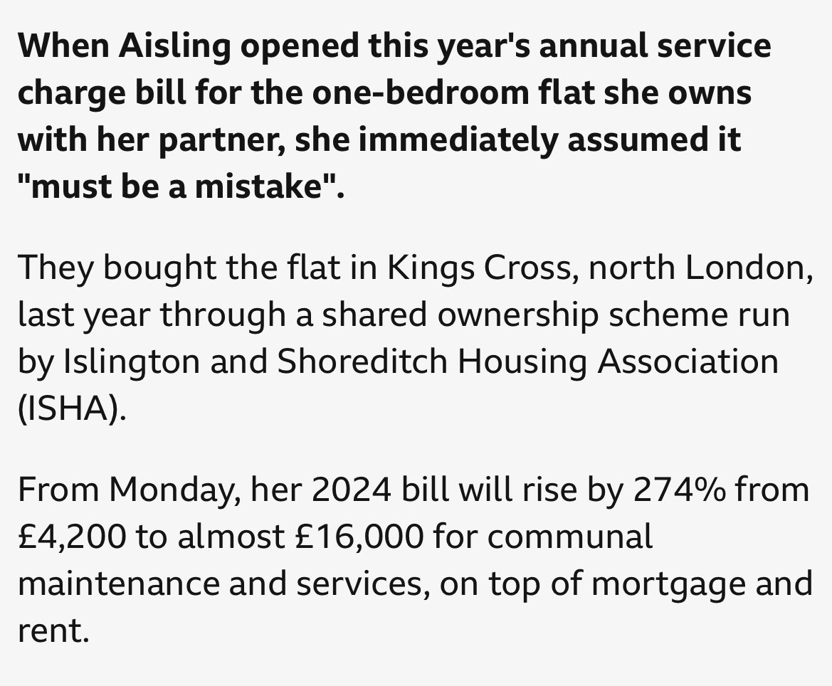 These property managing agents are gangsters, plain and simple. This is racketeering. £16,000 on service charge on top of rent and mortgage is unconscionable, they actually want people to kill themselves?