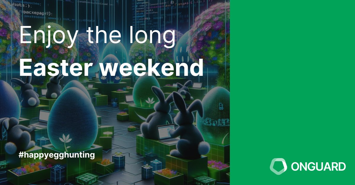 As the long weekend stretches ahead like an endless field of hidden Easter eggs, we're sending warm wishes your way! 🥚 From all of us here at Onguard, we wish you a basket full of happiness, a bushel of laughter, and a whole lot of fun this Easter weekend! 🐣#EasterWeekend