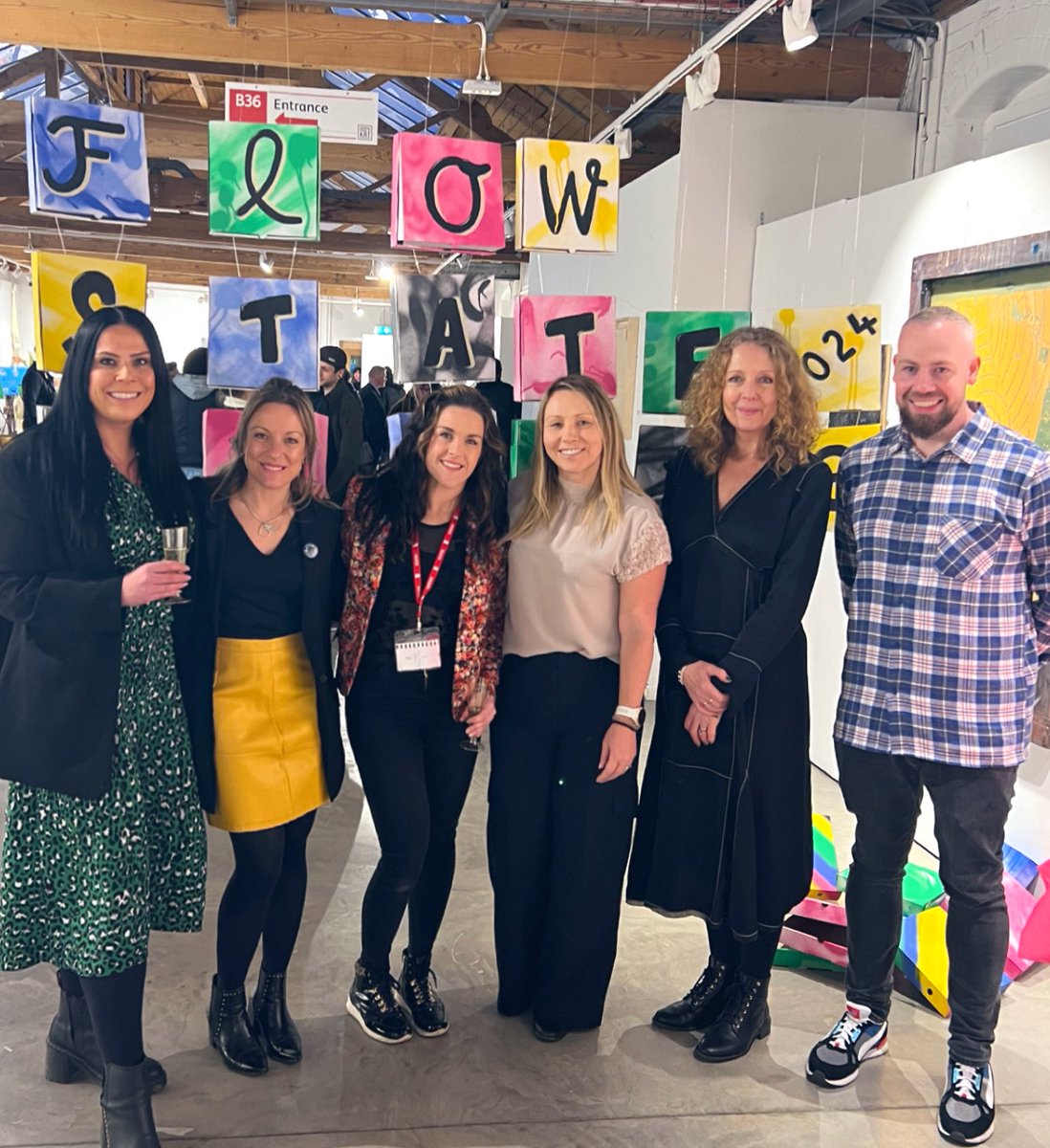 MichelleLBuchan's tweet photo. WOW! Such an amazing night for the #FlowStateCreate Exhibition on Wednesday evening. So much to say but I shall await the official photos &amp; video! Thank you to everyone who made it possible &amp; to all who performed &amp; attended! It was awesome 🖼️🎤🎶🎨 @KayleMcCoy @WilkoWilkes https://t.co/D4r56Uznw2