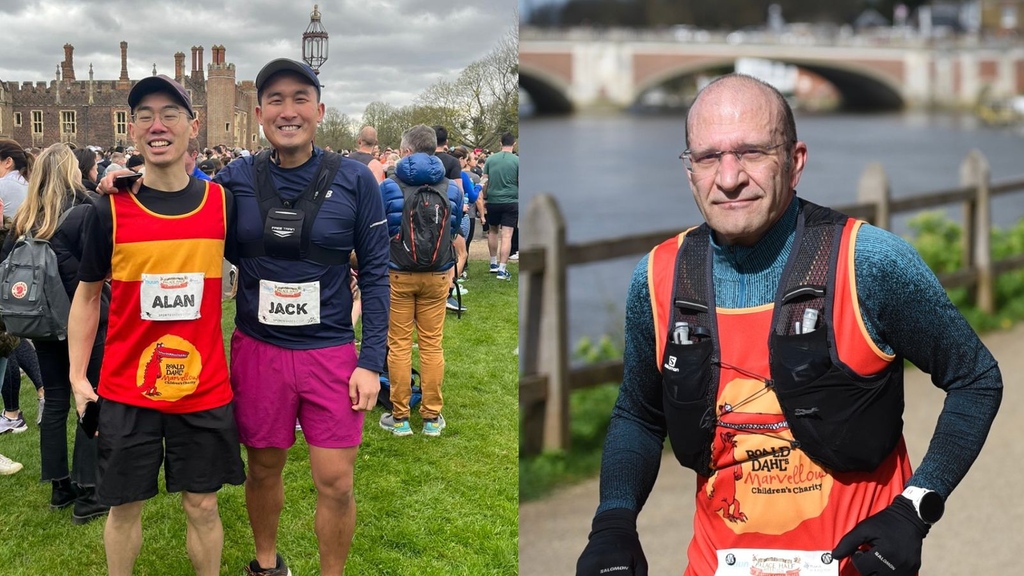This week's #FridayFundraisers are Andrea and Alan, who completed the #HamptonCourtPalaceHalf Marathon last weekend fundraising to support seriously ill children. If you would like to take part in a challenge event, visit our website: bit.ly/4782GBL #TeamMarvellous