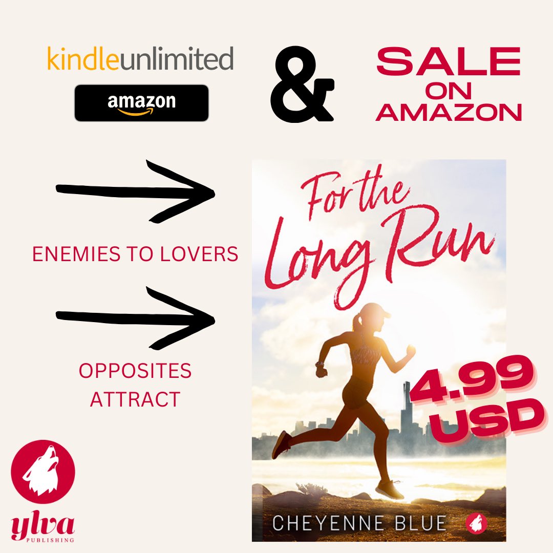 Did you already devour Cheyenne Blue’s new sapphic romance, Switcheroo? 💞📖🇦🇺 Then keep on reading with For the Long Run, an enemies-to-lovers lesbian sports romance—now also available on KU and for only USD 4.99! 🏃‍♀️♥️🐕 Get it here! bookgoodies.com/a/B0BKWHJQ1H #sapphicromance