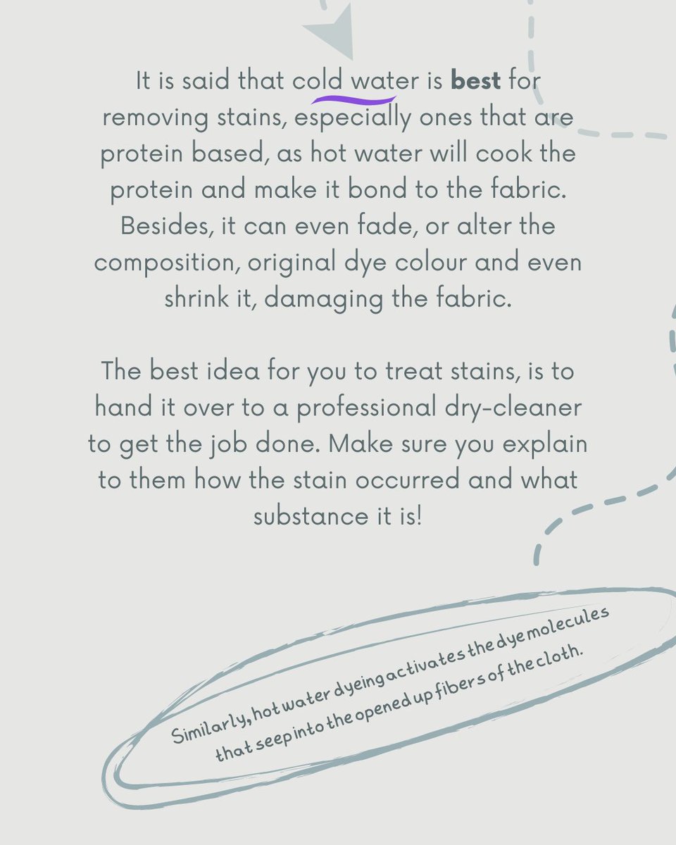 Your clothes will thank you!✨

#AiravataLife #Hyderabad #Telangana #Stainremoval #drycleaning #clothes #fashion #homescience #lifestyle