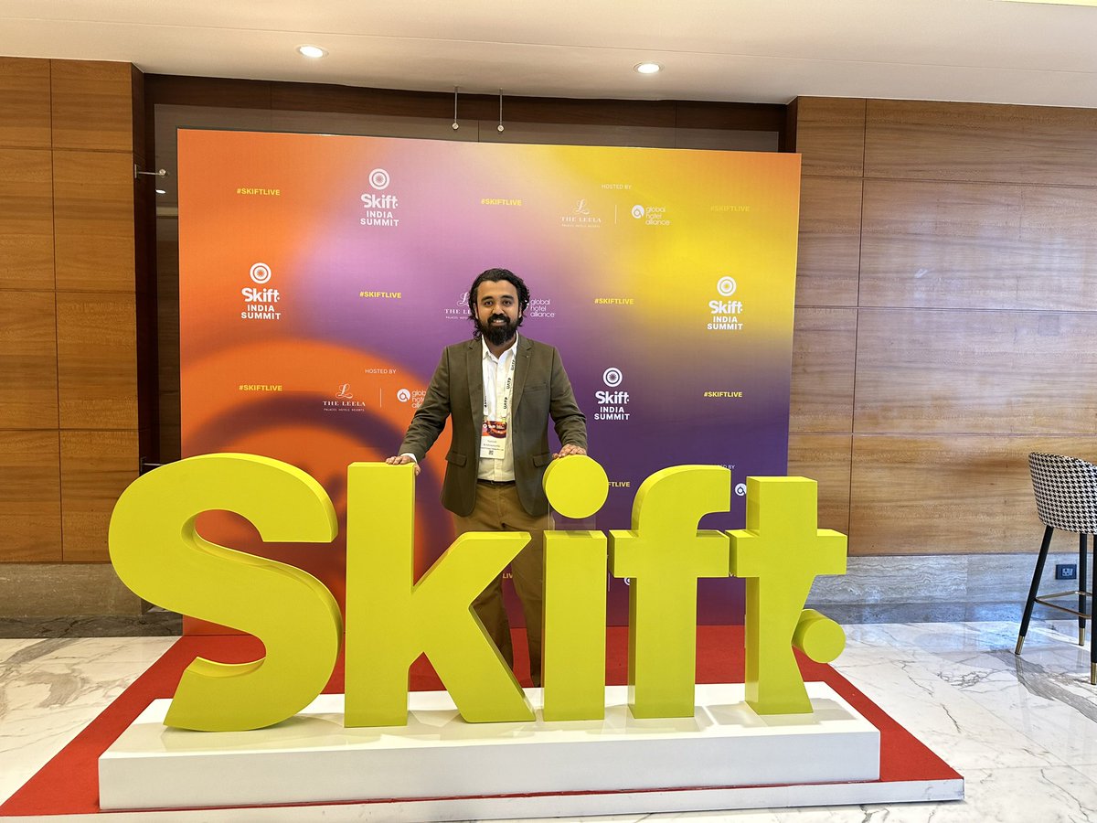 santoshcric's tweet photo. One of the best travel summits I have been part of! Of course, 😉 my favourite session was @HariPyt ‘s talk on the topic “crafting journeys that matter” 

Thank you @rafat &amp; the entire @skift team for bringing this to India https://t.co/QCPqW15FLY