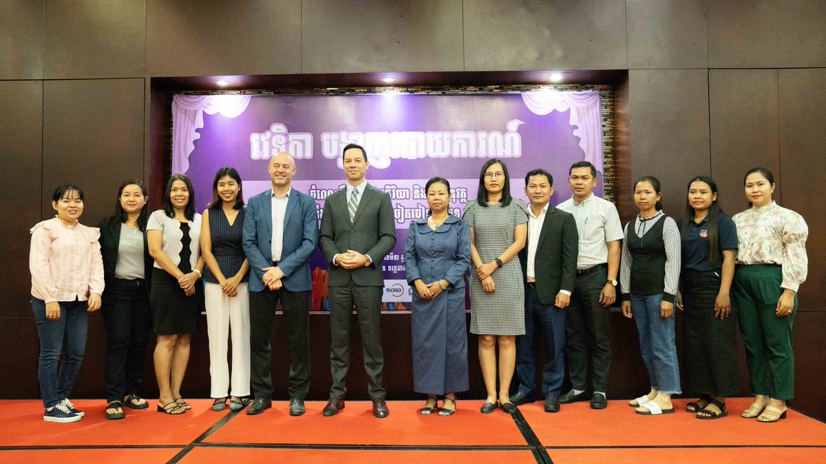 So proud to have Acting Mission Director Christopher Kelly supporting @banteaysreingo in its fight against Gender-Based Violence in Cambodia. Together, we can tackle #GenderBasedViolence and create a safer world for all. #EmpowerWomen #EndGBV #WomensHistoryMonth.