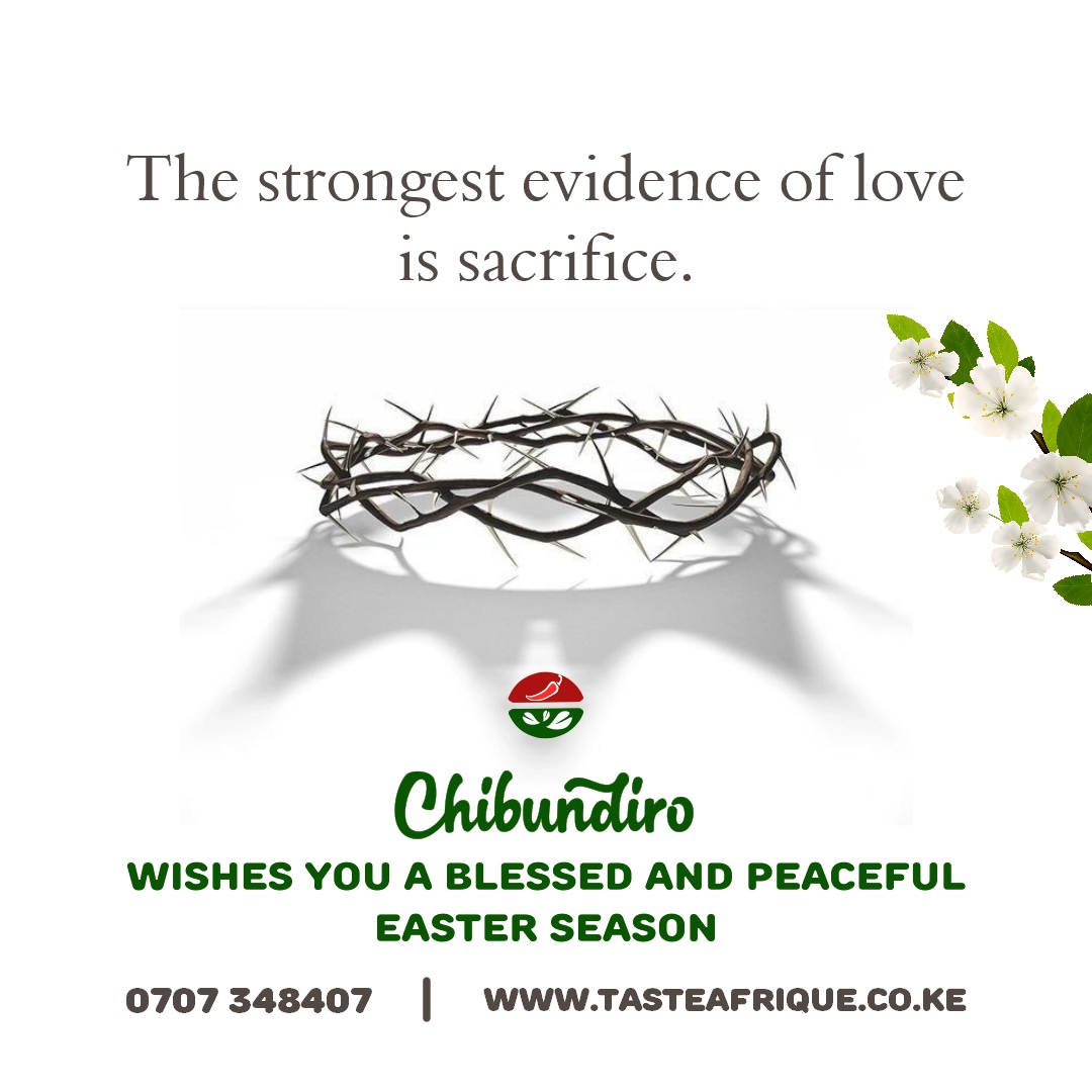 Have a lovely good Friday and Easter season ahead! And don't forget to spice up your feasts with some Chibundiro goodness 🎉

#sirinichibundiro #easter