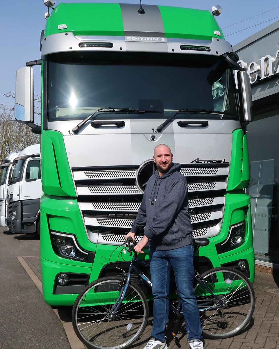 Congratulations to the lucky winner of our competition, Simon Hopcraft! He recently stopped by Midlands Truck & Van Coventry to pick up his brand new bike, just in time for the bank holidays! We hope you enjoy your new ride! 🚲🎉 @ballyveseyLtd