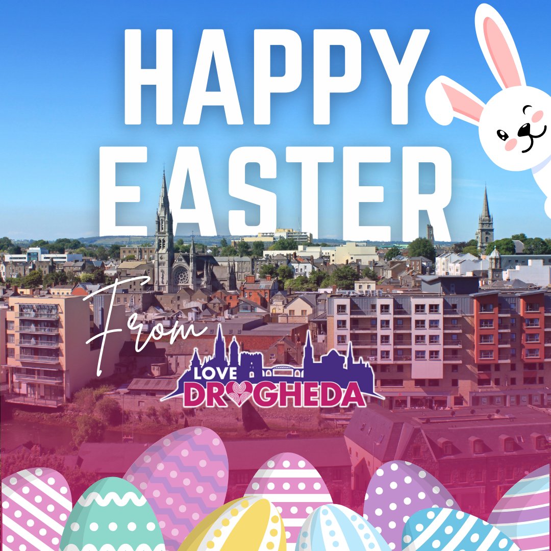 We’d like to wish you all a very Happy Easter 🐰 We hope you enjoy the weekend and make sure you support the wonderful local businesses around Drogheda! The Love Drogheda office is now closed until Tues, 2nd April. See you all soon! #LoveDrogheda #Easter #SupportLocal