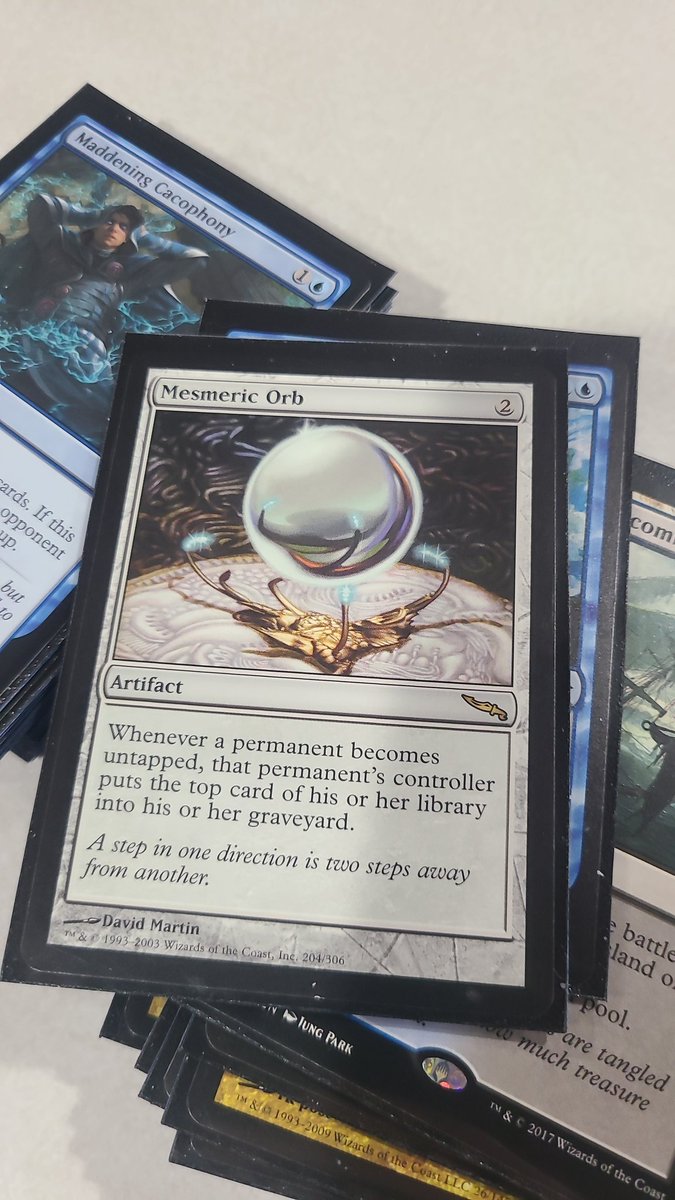 You might be both surgeon and wizard if you call it a mesenteric Orb. #MagicTheGathering