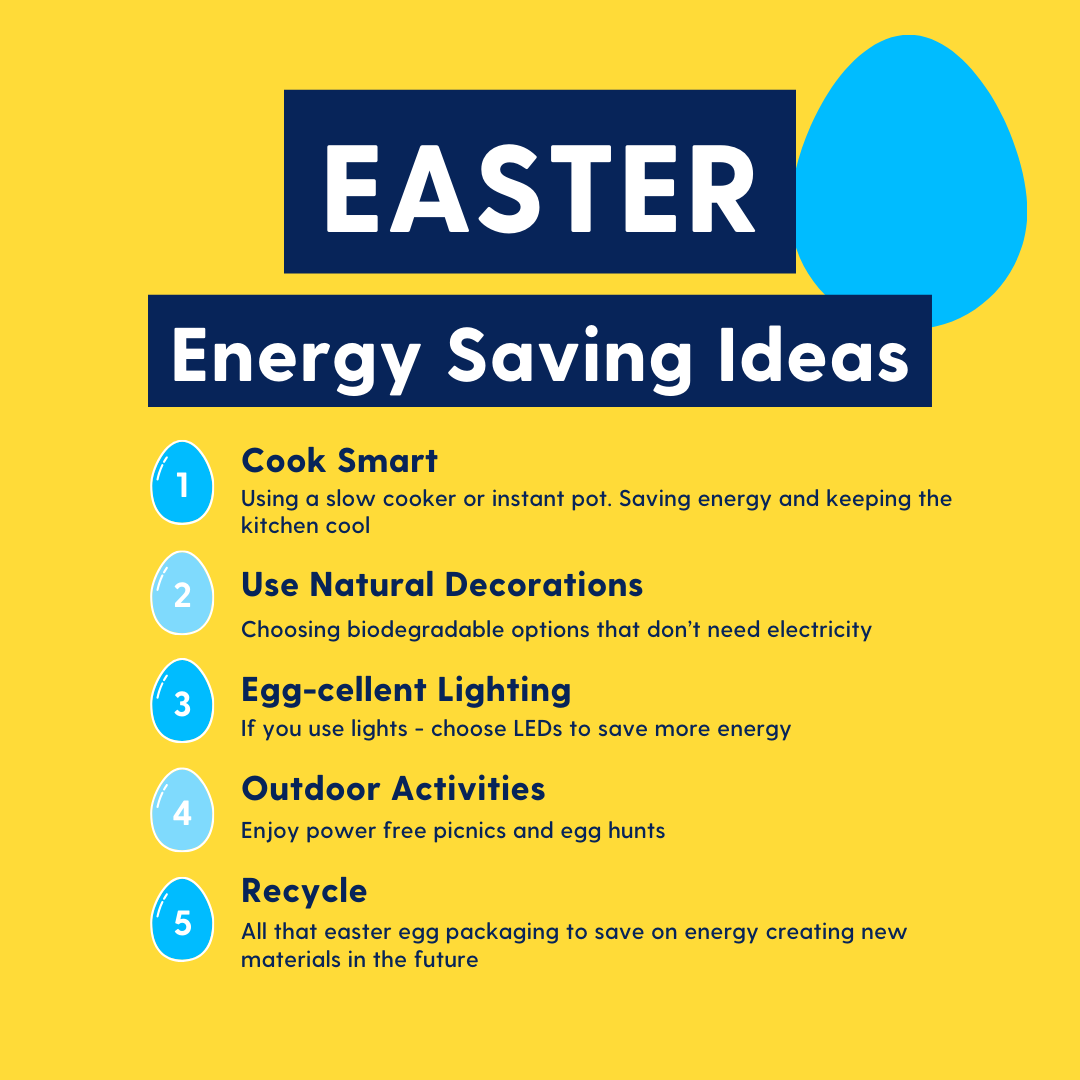 🌷🐣Easter is just around the corner, and while we're all excited about the egg hunts and chocolate bunnies, let's not forget about the energy savings! 🌎💡 This Easter, let's make an effort to save energy and protect our beautiful planet. Every little bit helps! 🌍💚