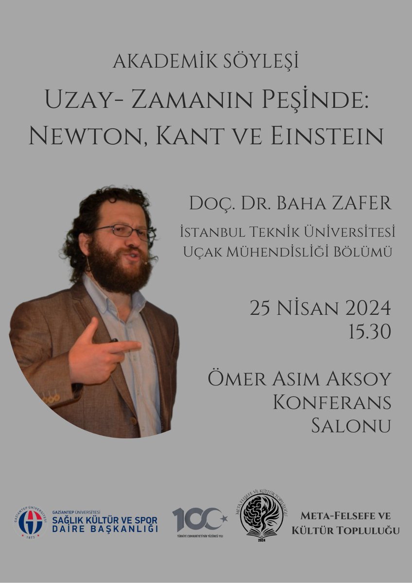 Etkinliğimize davetlisiniz :) Keyifli bir bilim tarihi serüveninde görüşmek üzere.🤗
<a href="/gaziantepUniv/">Gaziantep Üniversitesi</a> <a href="/gaunkultur/">GAÜN Kültür ve Spor Müdürlüğü</a>