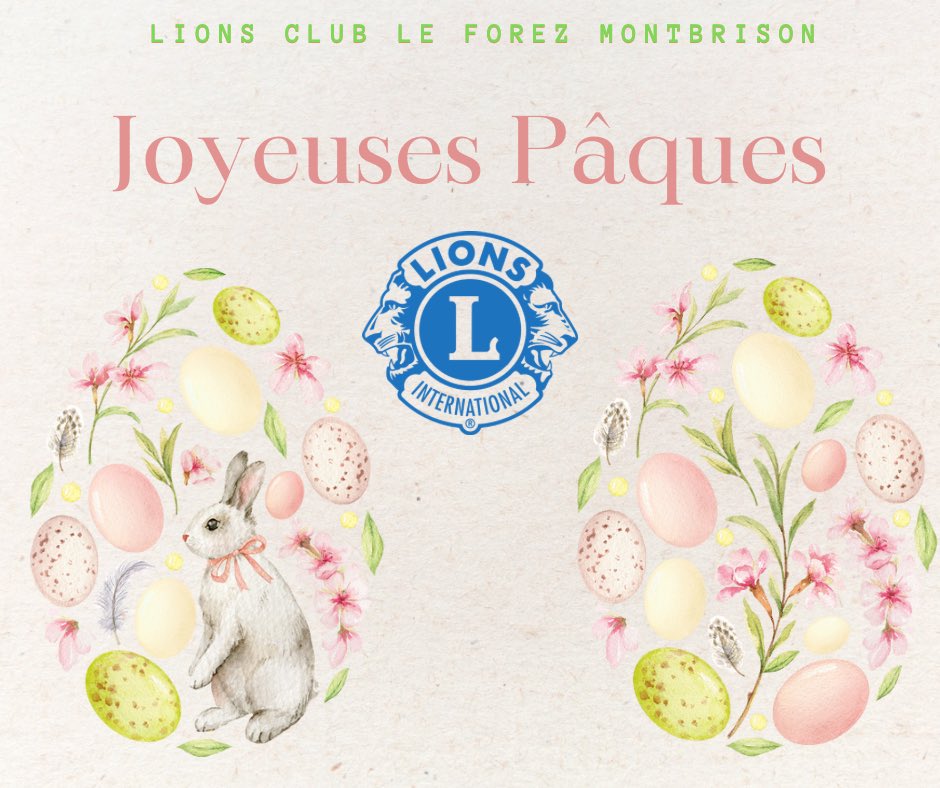 🌸💐🐰🐇🎉🐣🍫🥚

#loireforez #montbrisonvillepassion #loire42 #auvergnerhonealpes #lionsclub #easter #paques2024