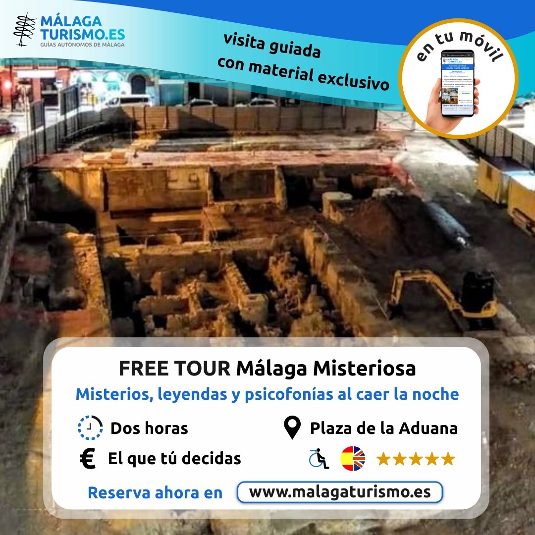 Explora en este Free Tour nocturno las leyendas insólitas y los sucesos inexplicables que esconde la Málaga misteriosa al caer la noche. ¿Te atreves? +Info 👉 malagaturismo.es/free-tour-mala… #malagaturismoes #freetourmalaga #malagaturismo #malagaciudadgenial