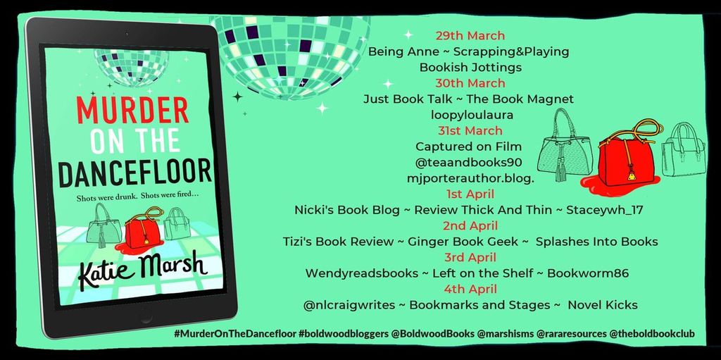 Katie Marsh (@marshisms)'s #MurderontheDancefloor is a fun #cozymystery published by @BoldwoodBooks. Read the @BookishJottings review here: bookishjottings.com/2024/03/29/mur… @rararesources #BoldwoodBloggers