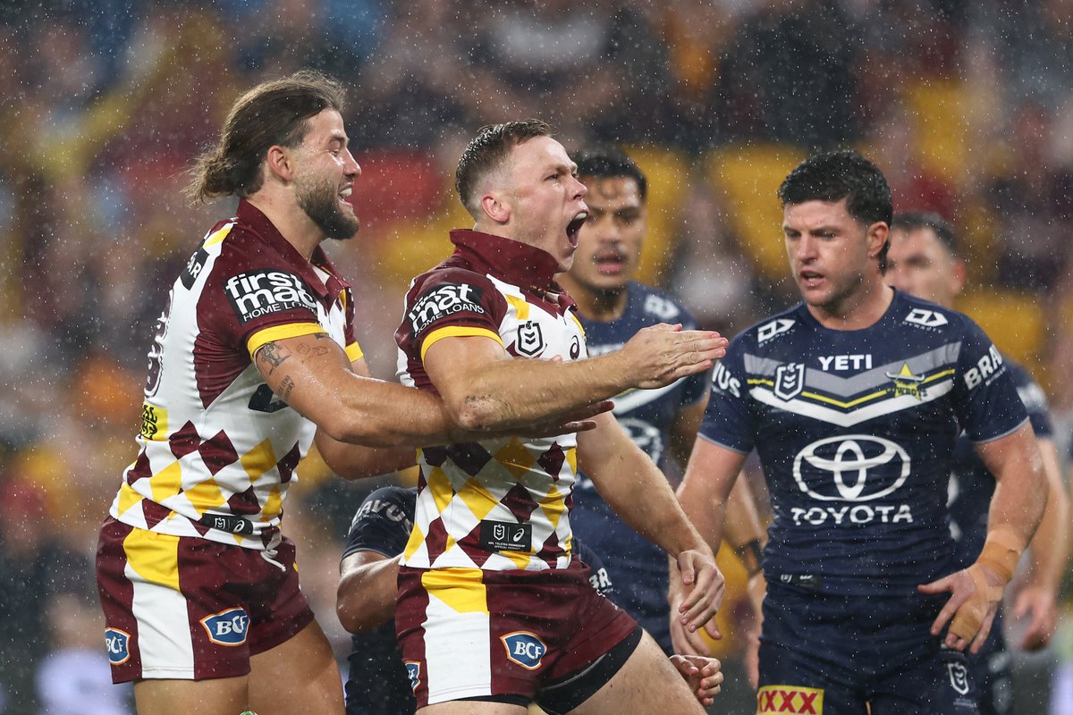 No Walsh? No Haas? No worries. An Adam Reynolds kicking masterclass inspired the Broncos to a victory over the Cowboys in the Queensland derby, via @travismeyn DETAILS: bit.ly/4adhIYR