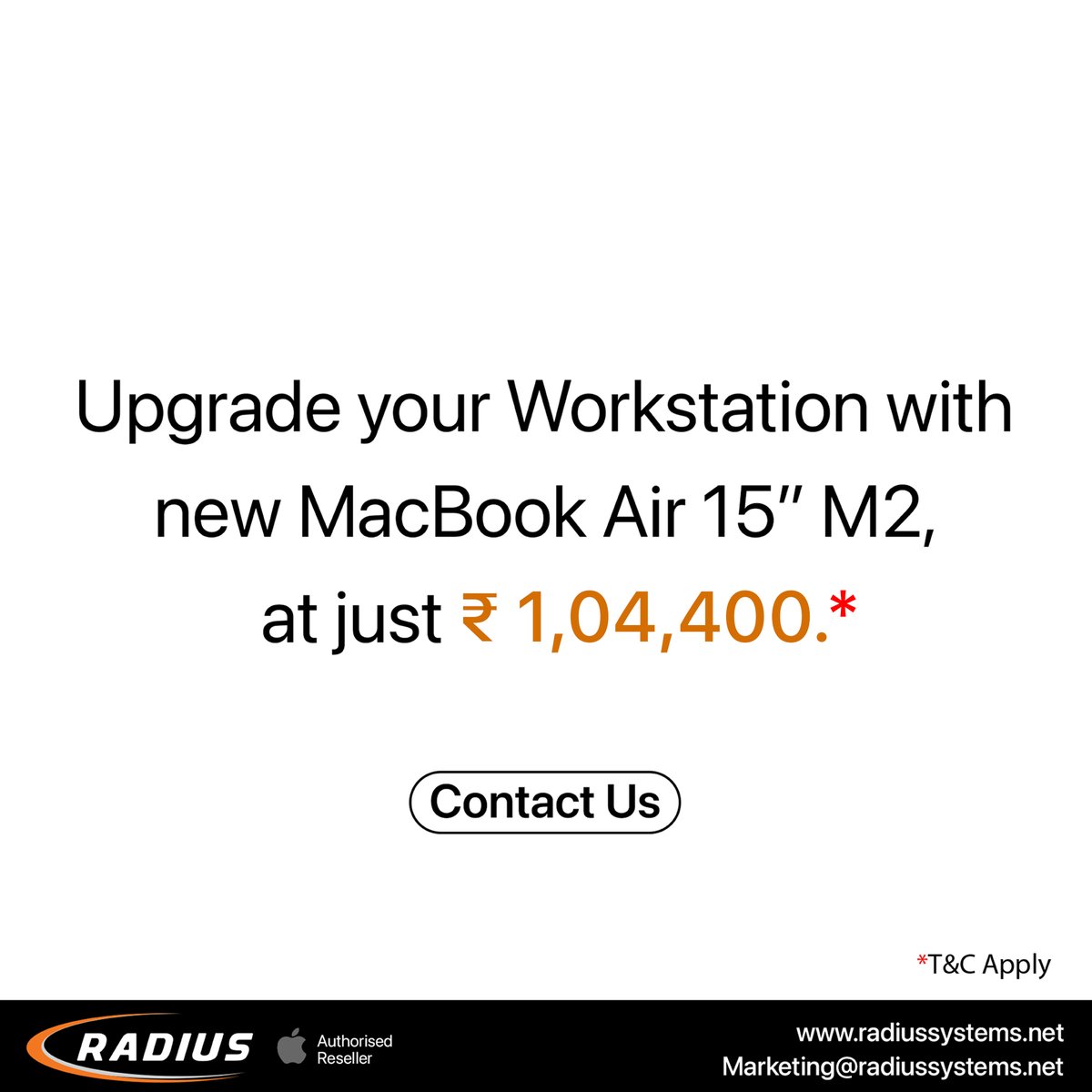 RadiusSystems's tweet image. The 15-inch MacBook Air is great for multitasking on its Liquid Retina display. Supercharged by the M2 chip, it delivers up to 18 hours of battery life for a full work day. And it packs incredible performance in an ultraportable design.
#MackBooAir15 #M2Chip #RadiusSystems