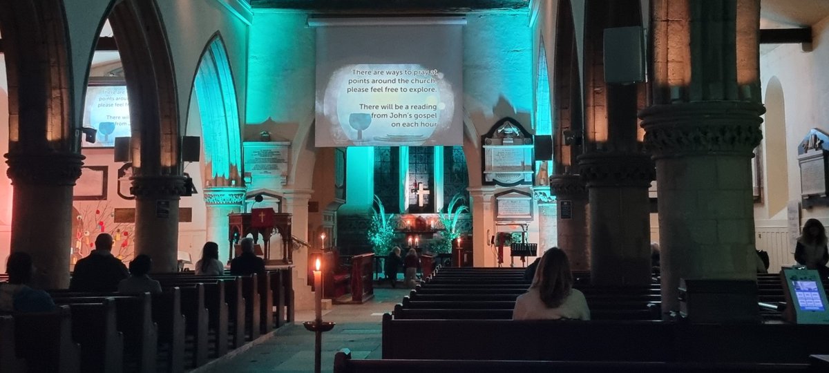 Amazing to spend time praying last night at the  watch service. 

Today we have a reflection service at 2pm. A chance to come and hear the story of the cross again. To journey with Jesus and to celebrate his sacrifice for us.