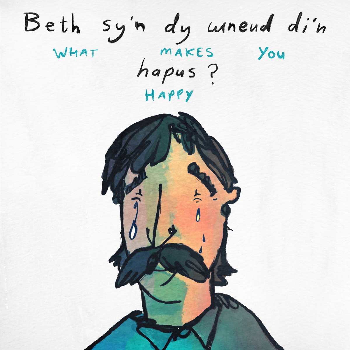Beth sy’n dy wneud di’n hapus? What makes you happy? #dysgucymraeg