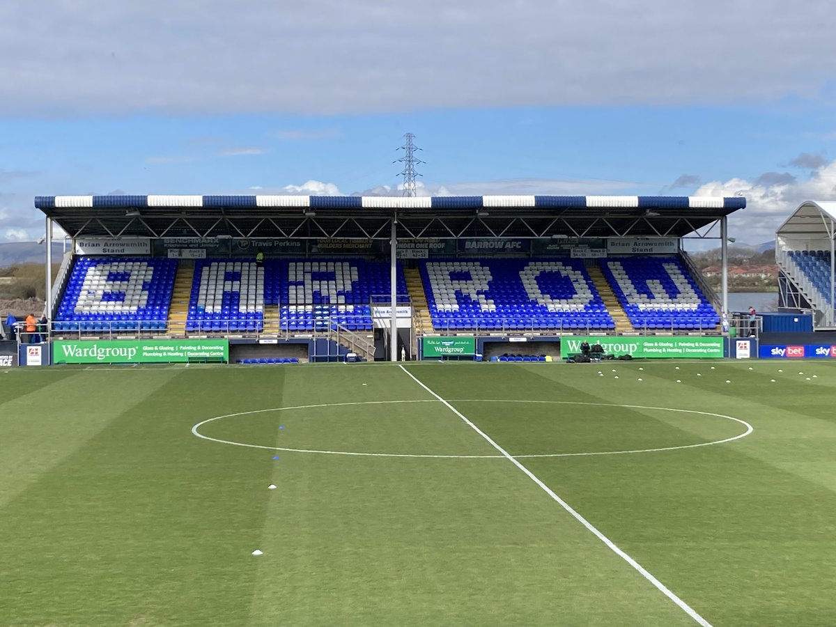 Teams are in <a href="/lancandcrow/">Lancaster & Crowther</a> for <a href="/SkyBetLeagueTwo/">Sky Bet League Two</a> clash between <a href="/BarrowAFC/">Barrow AFC</a> v <a href="/officialgtfc/">Grimsby Town F.C.</a> Every picture tells story about pitch!