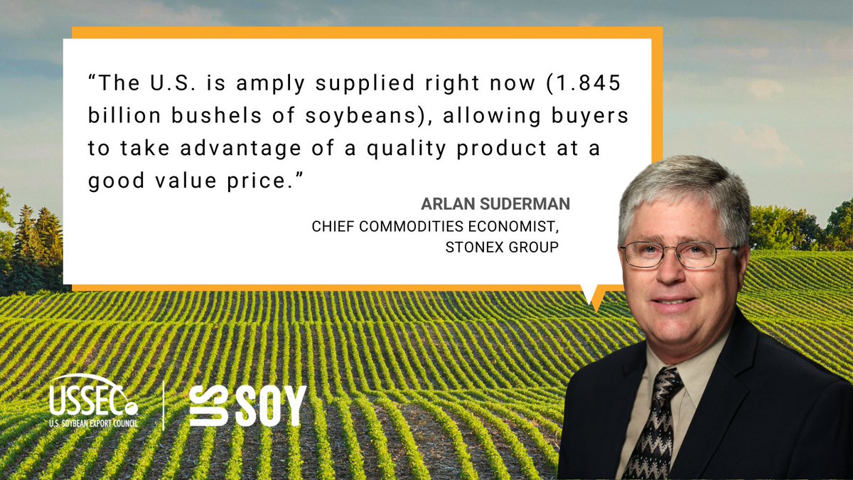 From USDA’s latest figures, U.S. #soybean stocks came in where the trade expected at 1.845 bill bu. It’s the acreage that shocked traders, ⬇️ 6.3 million acres in principal crops, says @ArlanFF101 of StoneX. Learn more: loom.ly/0G7QXt4 #USSOY