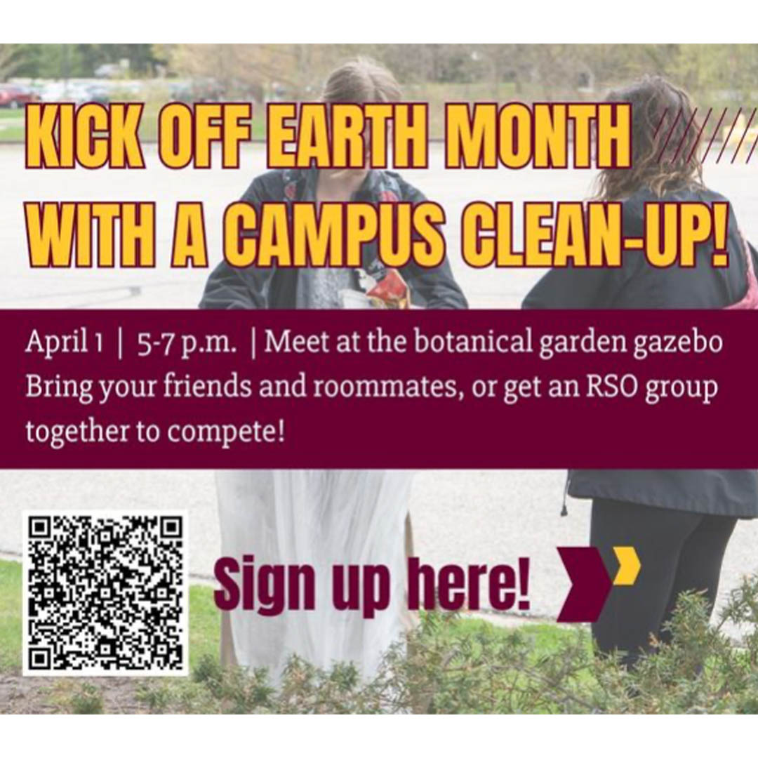 Earth Month starts Monday, and Central Sustainability is kicking it off with an event to clean up CMU’s campus. We appreciate their effort to create a more environmentally friendly university! You can join them: bit.ly/4adLFI7