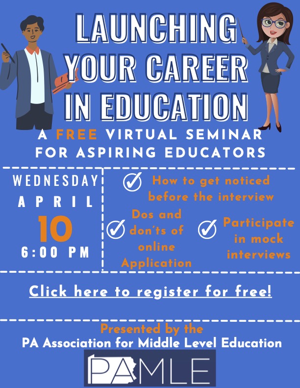 Aspiring educators! Join us for this free webinar! bit.ly/3IYcjc5