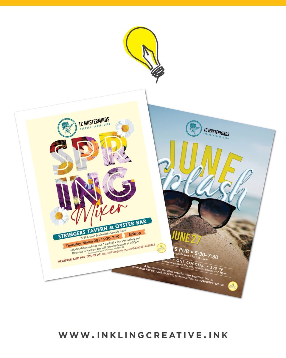 InklingCreative's tweet photo. How do you keep your members engaged?  

If your business has an event, make sure your customers, members, and employees know by advertising through both print and social (and keep it consistent!) in a stylish, attention-grabbing way they will actually remember. https://t.co/tNwO5Lveka