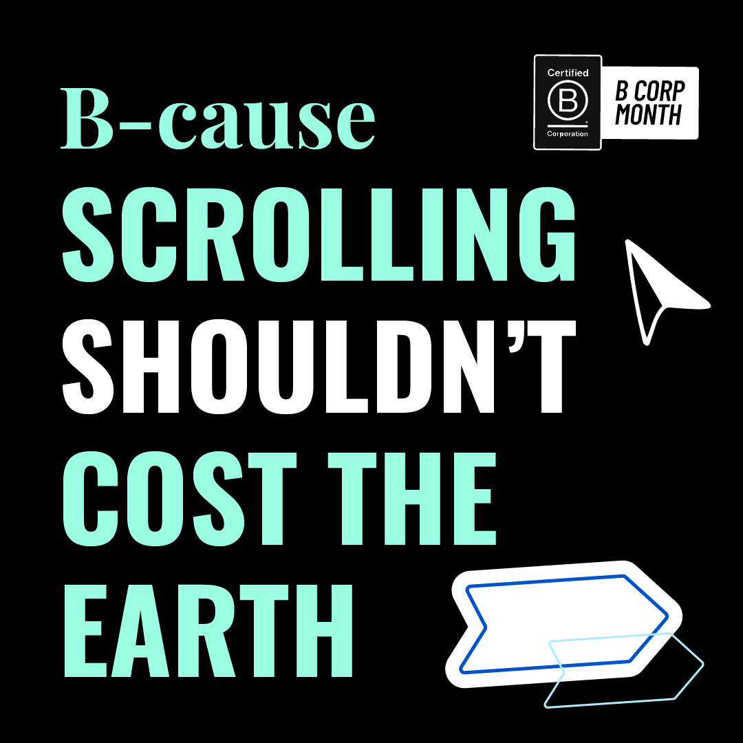 We need to recognise the carbon footprint of our online activities and take action towards a more sustainable digital future. Explore some of the innovative solutions & strategies your organisation can employ #BCorpMonth #Sustainability #thiswayforward eu1.hubs.ly/H08kd3g0