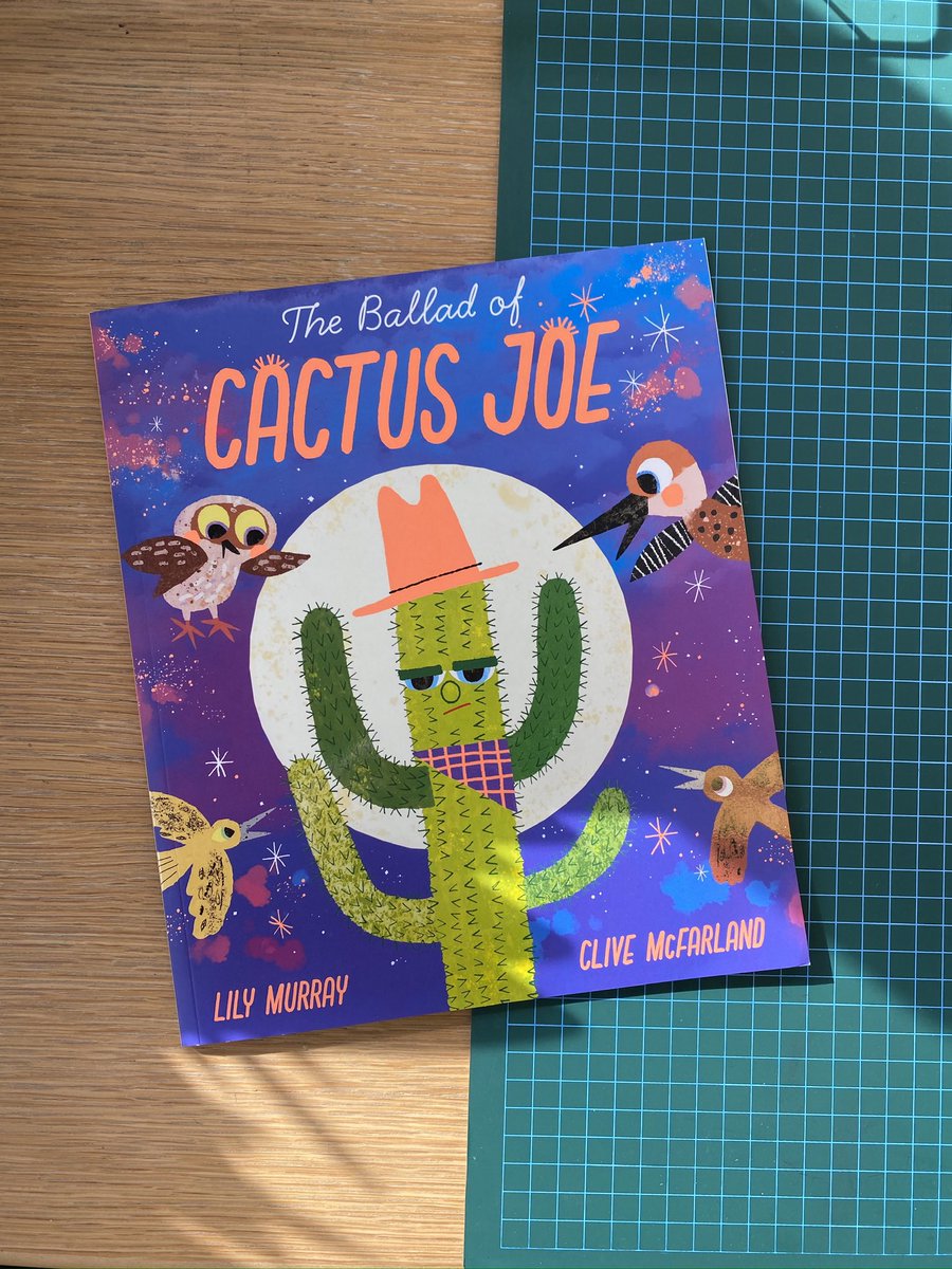 My next picture book The Ballad of Cactus Joe is coming to bookshops this May and is available to pre-order now. 🤠🌵📚 Written by @lilymurraybooks & published by @OxfordChildrens. I can’t wait to share this story with young readers!