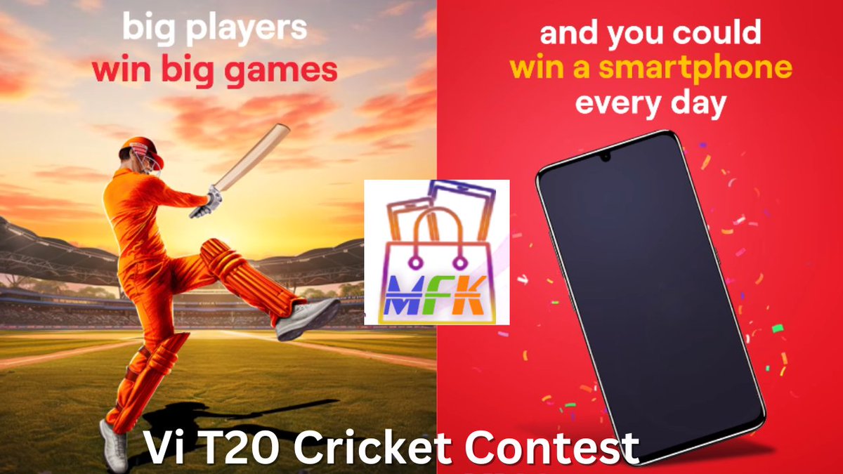 Vi T20 Cricket #Contest Win Everyday #Smartphone #PlayOnMaalFreeKaa And #Win #MaalFreeKa maalfreekaa.in/2024/03/vi-t20… #ViT20 #Cricket #CricketContest #IPLContest #ContestAlert