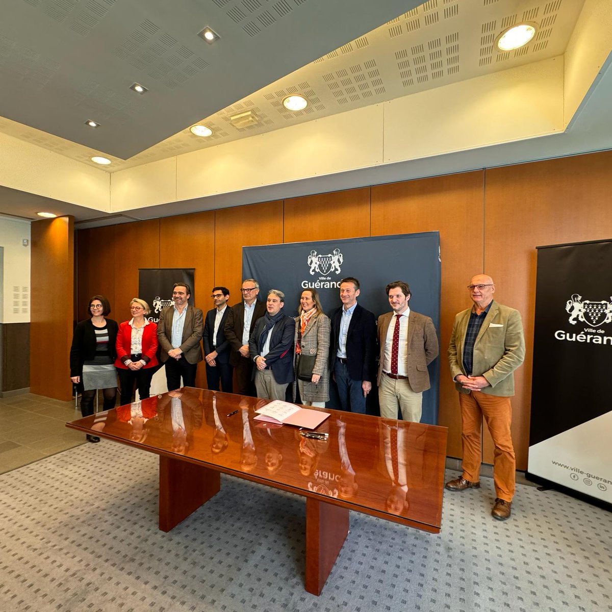 #Logements |
 O. Laigneau, sous-préfet, a signé ce jour avec la <a href="/villedeguerande/">Ville de Guérande</a>, Cap Atlantique et les partenaires associés 26 contrats de mixité sociale 

🎯Travailler ensemble pour utiliser tous les leviers à disposition afin de construire plus de logements accessibles à tous