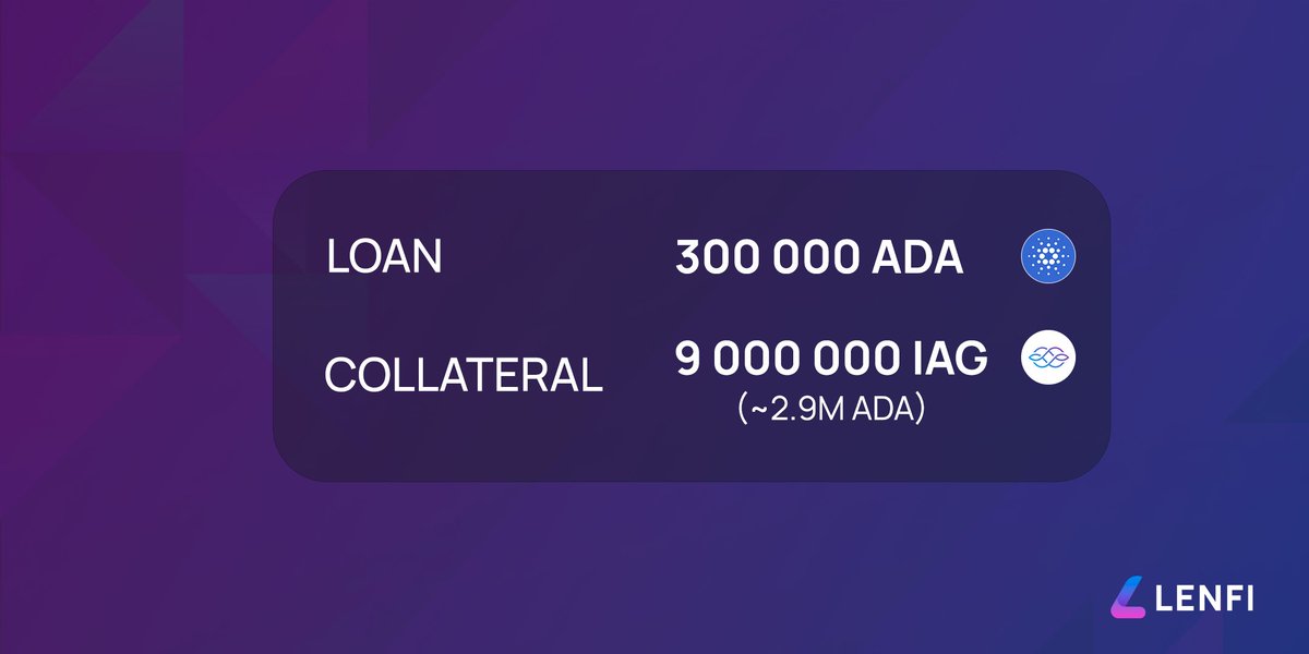 LenfiOfficial's tweet photo. 🌟 Major milestone for the #Cardano community

@IagonOfficial project has successfully received funds for their CEX listing through Lenfi without selling a single IAG token, but with loans on our P2P app instead

This showcases trust and efficiency within our ecosystem 🤝 https://t.co/fyblo8mm1F