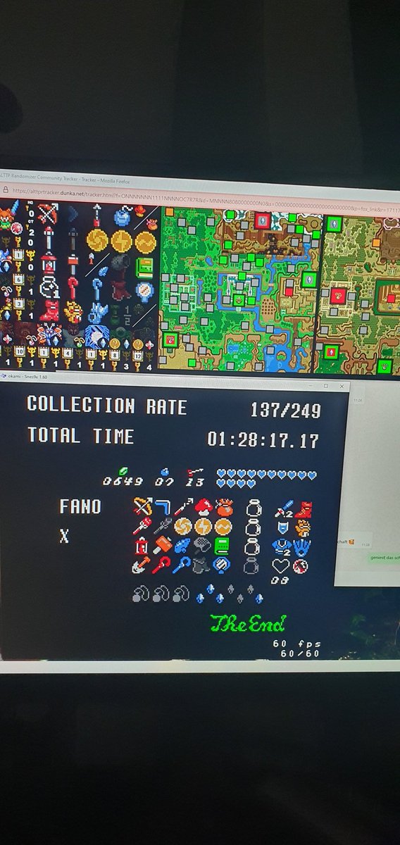 Fanox_Feuer's tweet photo. Da es heute so viel regnet, wird mal wieder Randomizer gezockt. Let's go 🗡🛡
Dieses mal gibt es sogar 3 Wege zum Ziel😁
#alttprandomizer #randomizer #alttpr #zeldaalinktothepast https://t.co/pWxeoQH1JZ