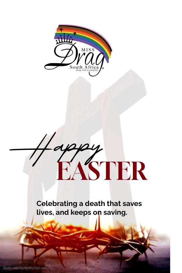 official_mdsa's tweet photo. #HappyEaster #GoodFriday 
We would like to wish all of our supporters a blessed Good Friday and Easter weekend ✝️

#DragWithAPurpose
#MissDragSA 
#MDSA2024 https://t.co/qnSWSWDnkk