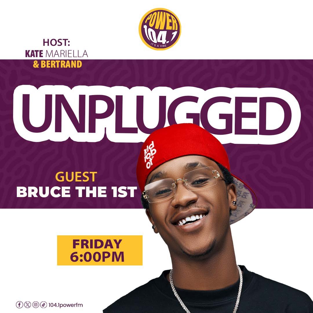 Unlock the ultimate long weekend experience on #PowerXtra! Get ready to groove with Kate Mariella & @irad_bertrand_b as they welcome the incredible Bruce the 1st on 104.1 Power FM. Don't miss this electrifying kickoff to your weekend.