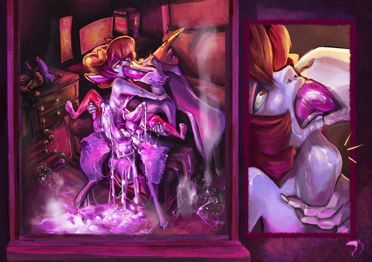 Commission made for <a href="/Umbarabo/">𝓛𝓸𝓻𝓭 𝓤𝓶𝓫𝓮𝓻 ♡</a> <a href="/AbsolUmbra/">Zaq🔞</a>
tier type: Limette Cake (painting) 
- Having fun in the bun hut
Commission open check the link here: acidlimes.carrd.co