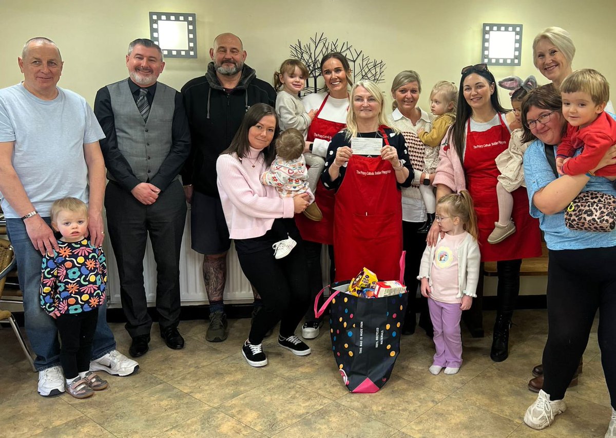 The Priory Catholic Playgroup is grateful for the Easter donation made by Kathryn and Dave Boam - owners of The Dog and Parrot. The pub and its customers have raised £300 and donated Easter eggs for each child at the playgroup. A huge thank you for your help!