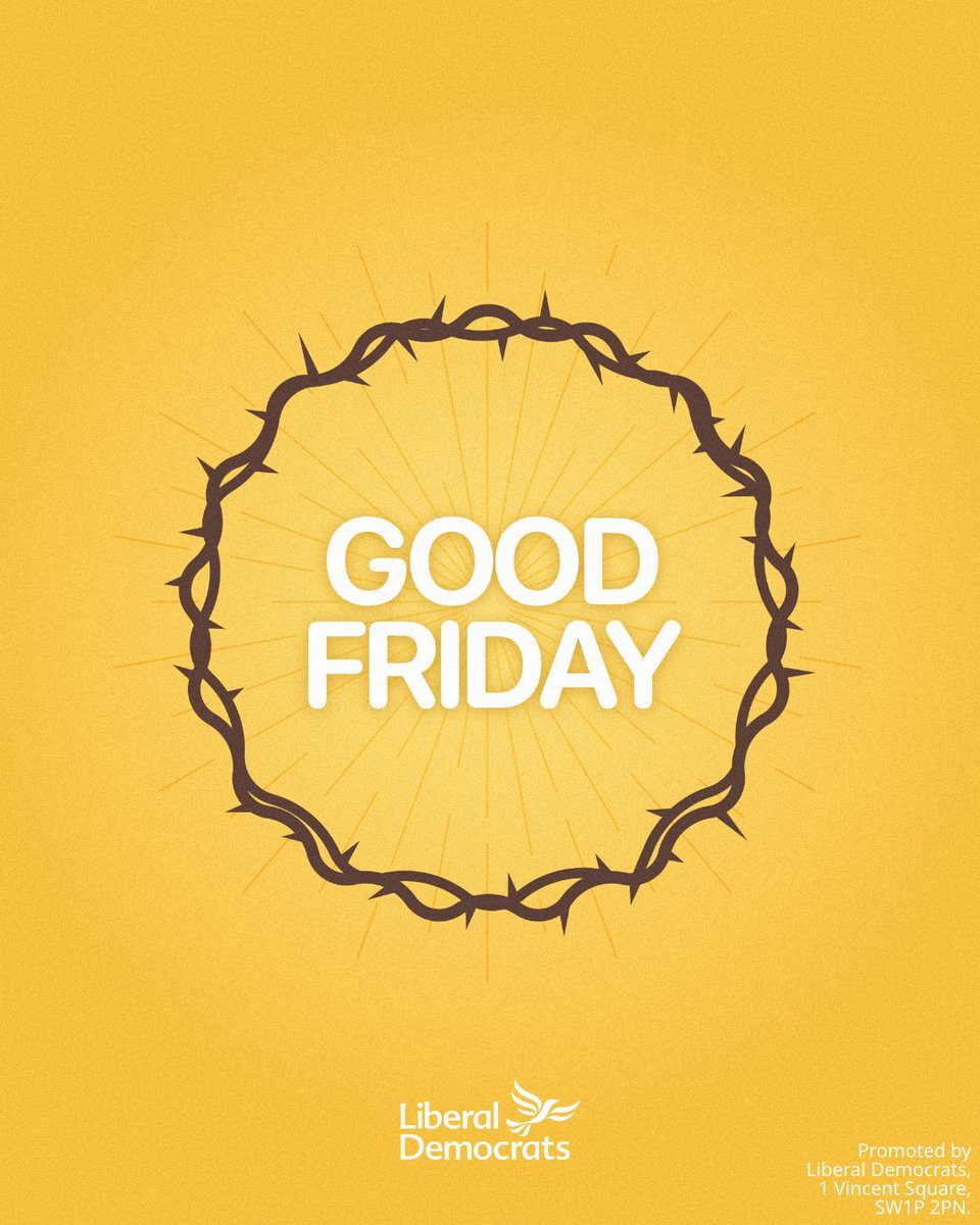 Wishing Christians in Bromley, across the UK and around the world, a peaceful and blessed Good Friday.