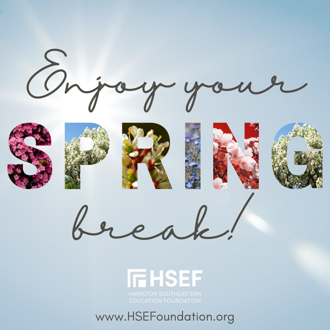 Have a great Spring Break!