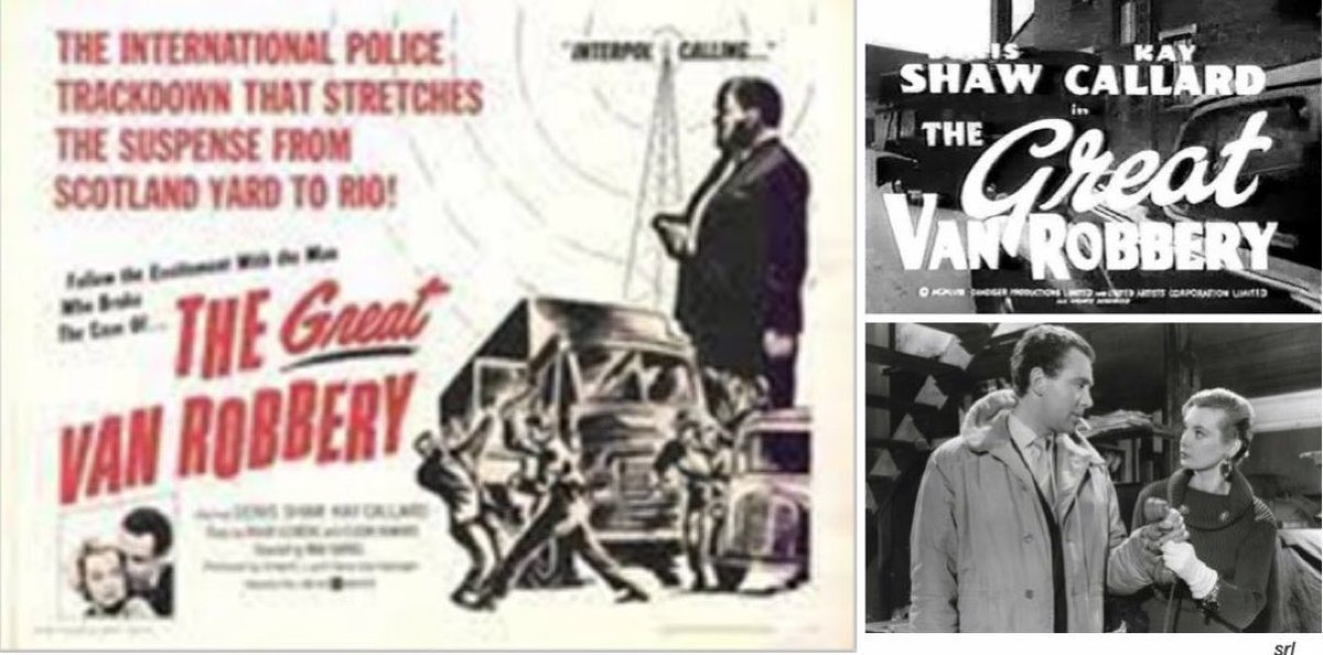 11:55am TODAY on @TalkingPicsTV 

The 1959 #Crime film🎥 “The Great Van Robbery” directed by #MaxVarnel & written by #BrianClemens

🌟#DenisShaw #KayCallard #TonyQuinn #PhilipSaville #VeraFusek #TonyDoonan #BobSimmons #GeoffreyHibbert